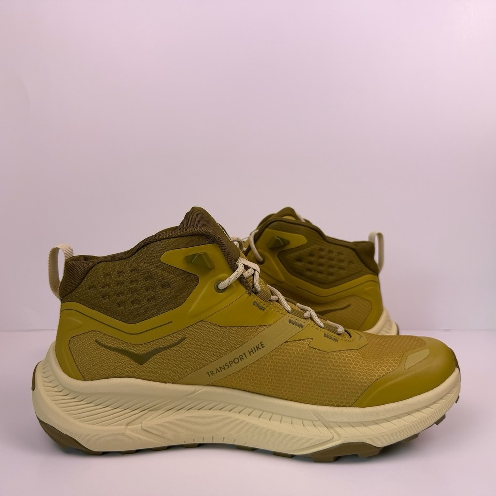 Hoka One One Transport Hike Mid Gore-Tex Boots Men's Size 10.5 Brown Sample - Picture 5 of 7